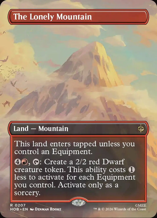 The Lonely Mountain - Borderless (Foil)
