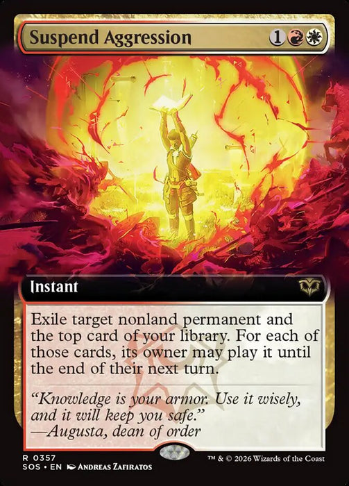 Suspend Aggression - Extended Art (Foil)