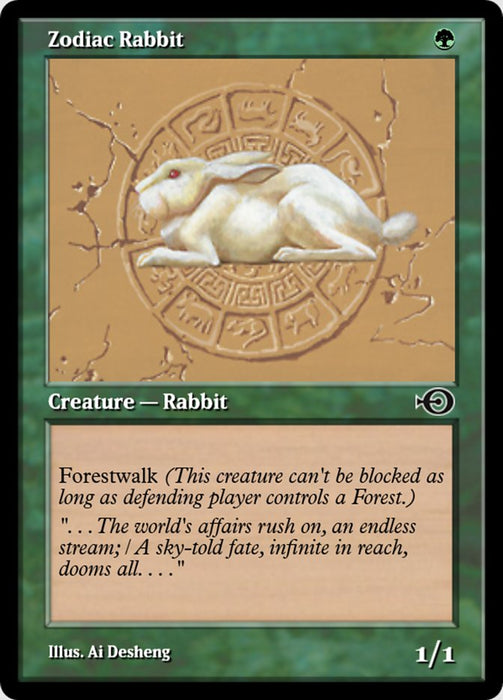 Zodiac Rabbit (Foil)
