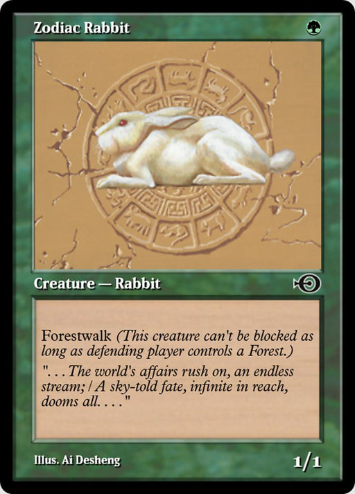 Zodiac Rabbit (Foil)