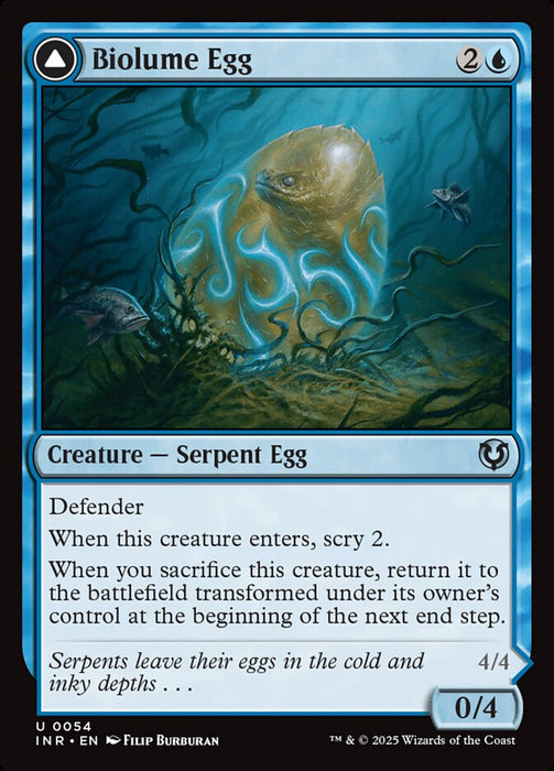 Biolume Egg // Biolume Serpent (Foil)