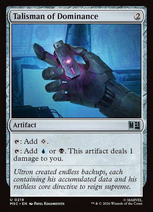 Talisman of Dominance - Surge Foil