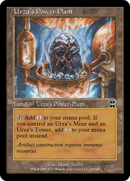 Urza's Power Plant - Retro Frame
