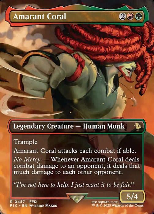 Amarant Coral - Borderless - Full Art - Inverted - Legendary