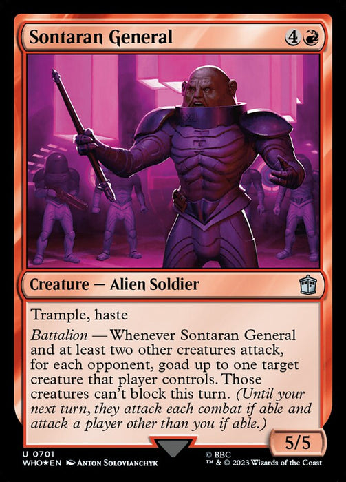Sontaran General - Surge Foil (Foil)