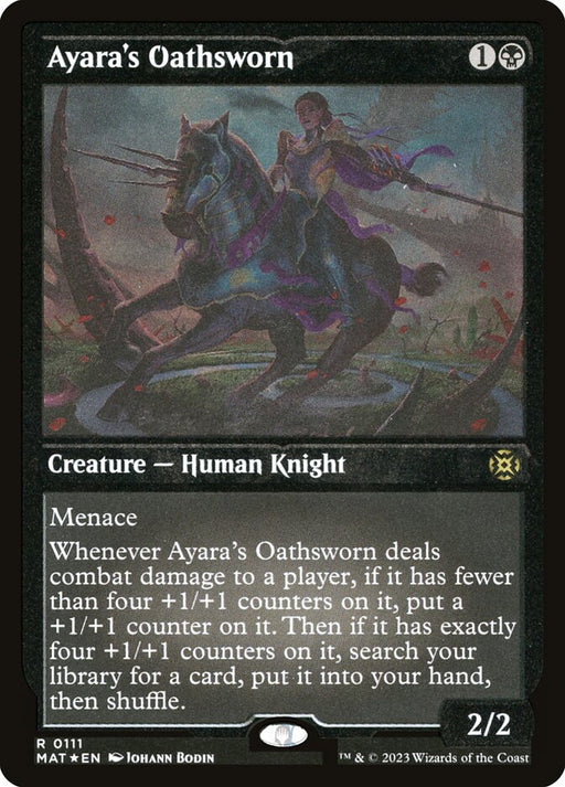 Ayara's Oathsworn - Etched - Inverted - Etched (Foil)
