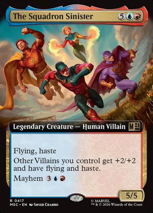 The Squadron Sinister - Extended Art - Legendary