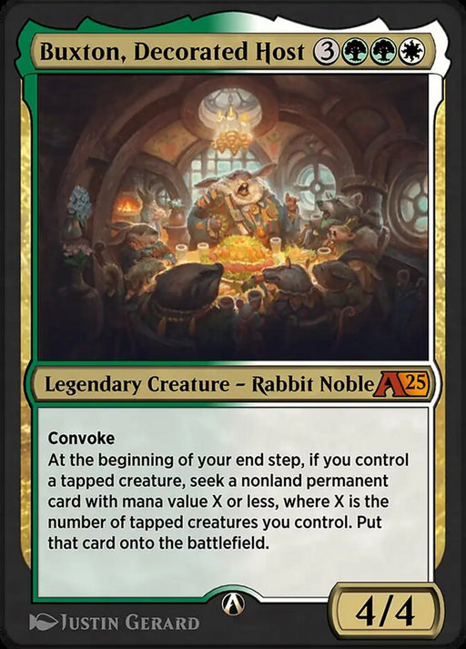 Buxton, Decorated Host - Legendary