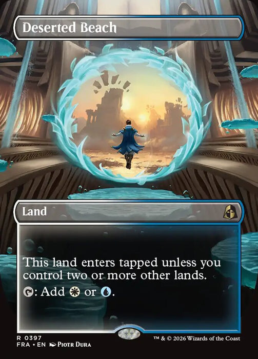 Deserted Beach - Borderless