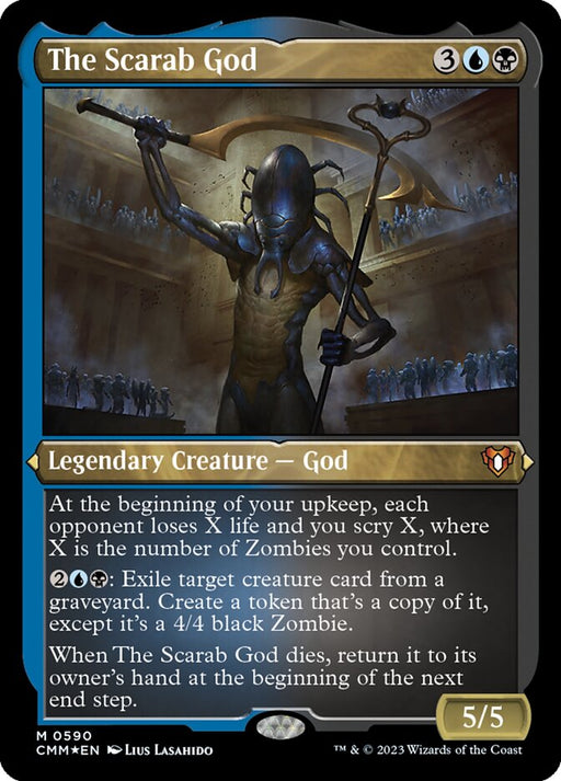 The Scarab God - Etched - Inverted - Legendary - Etched (Foil)