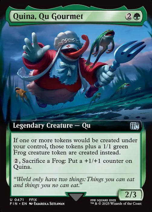 Quina, Qu Gourmet - Legendary - Extended Art (Foil)