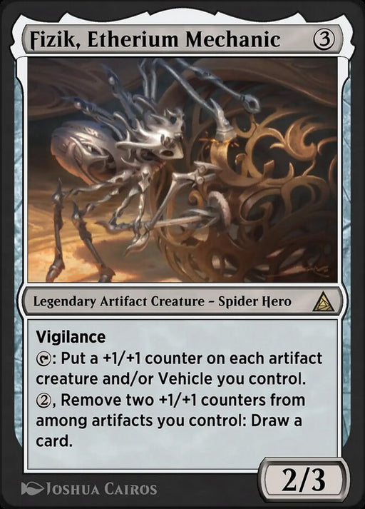 Fizik, Etherium Mechanic - Iron Spider, Stark Upgrade - Legendary