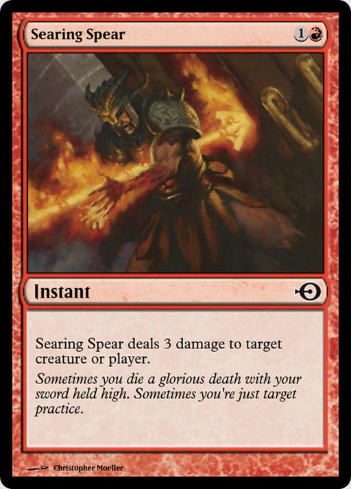 Searing Spear (Foil)