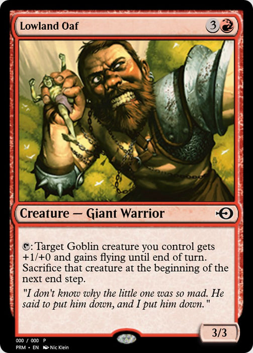 Lowland Oaf (Foil)