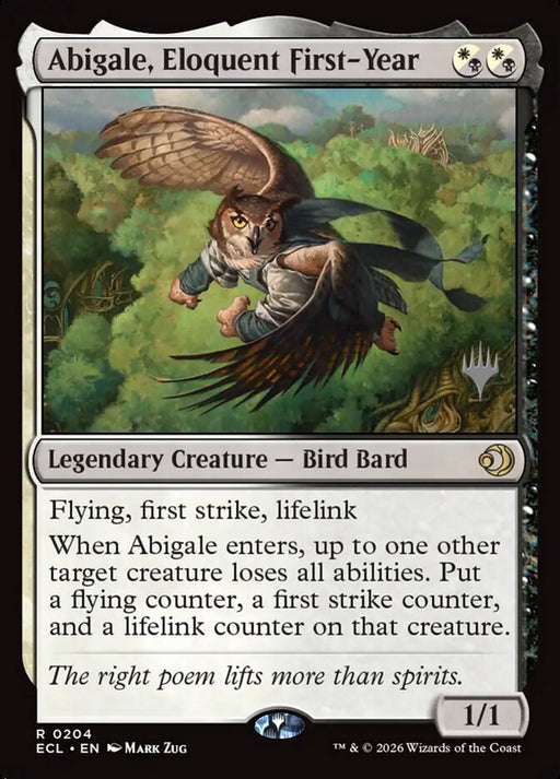 Abigale, Eloquent First-Year - Legendary