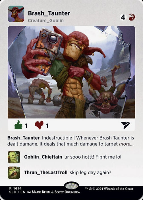 Brash Taunter - Borderless (Foil)