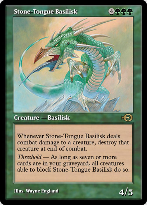 Stone-Tongue Basilisk (Foil)