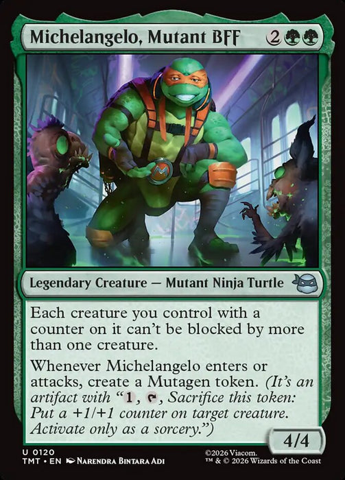 Michelangelo, Mutant BFF - Legendary (Foil)