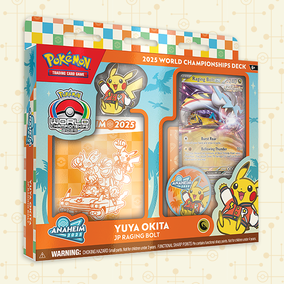 POKEMON WORLD CHAMPIONSHIPS DECK 2025 - Yuya Okita - JP Raging Bolt