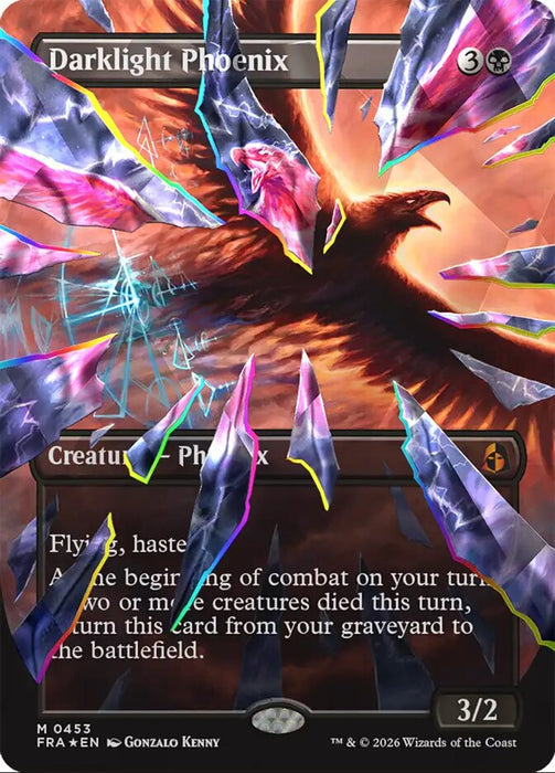 Darklight Phoenix - Borderless - Full Art (Foil)