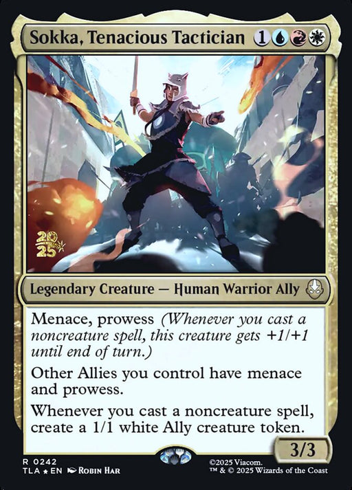 Sokka, Tenacious Tactician - Legendary (Foil)