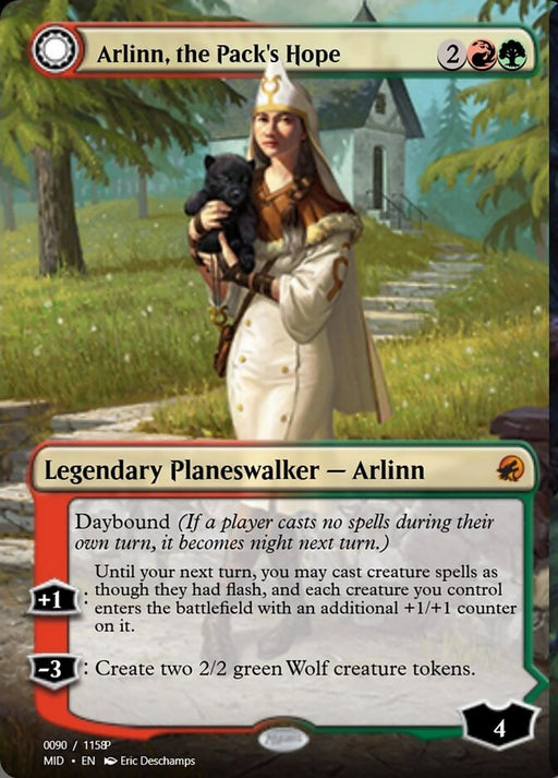 Arlinn, the Pack's Hope // Arlinn, the Moon's Fury (Foil)