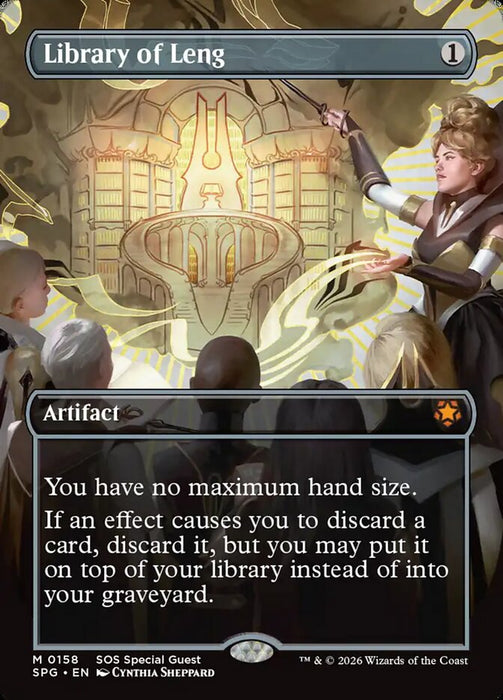 Library of Leng - Borderless - Inverted