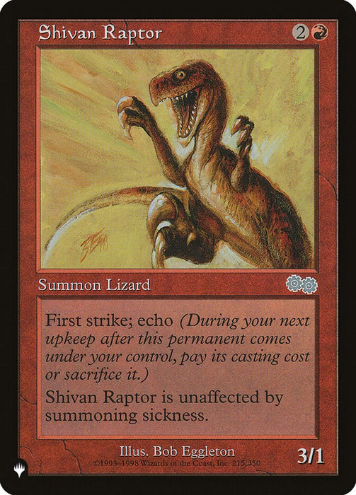 Shivan Raptor - Retro Frame