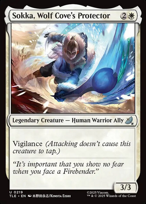 Sokka, Wolf Cove's Protector - Legendary (Foil)