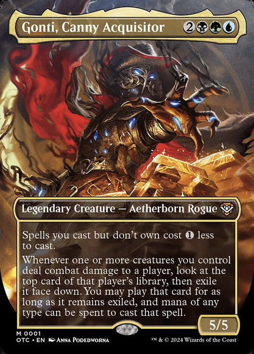 Gonti, Canny Acquisitor - Borderless - Full Art - Fullart - Inverted - Legendary (Foil)