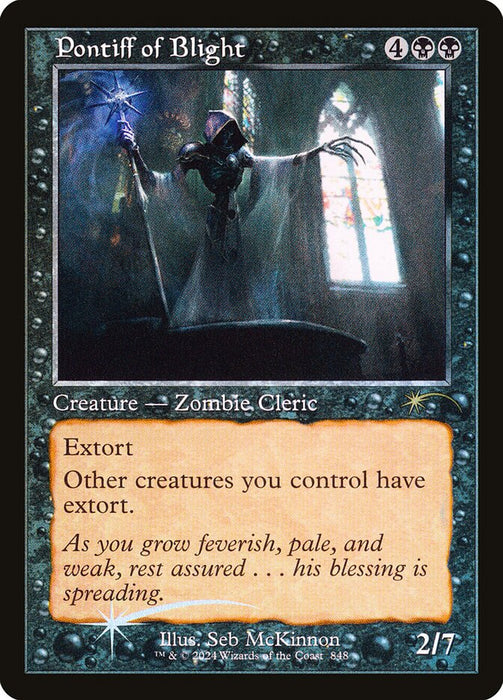 Pontiff of Blight - Retro Frame (Foil)