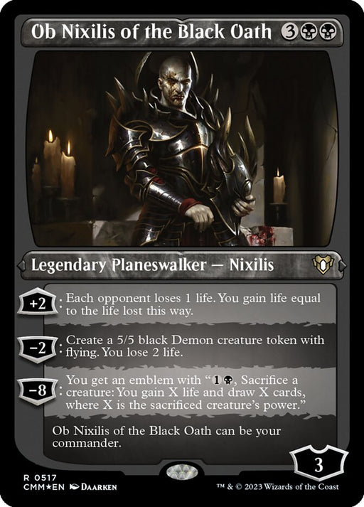 Ob Nixilis of the Black Oath - Etched - Inverted - Etched (Foil)