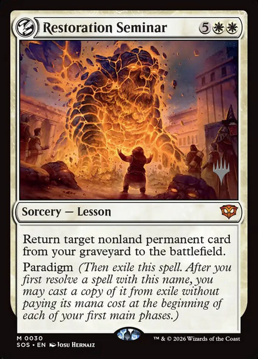 Restoration Seminar (Foil)