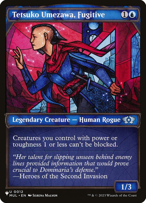 Tetsuko Umezawa, Fugitive - Legendary - Showcase - Inverted