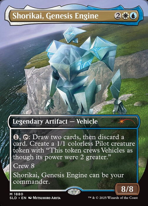 Shorikai, Genesis Engine - Borderless - Full Art - Legendary - Inverted (Foil)