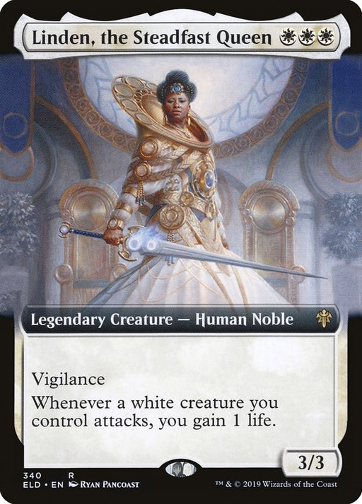 Linden, the Steadfast Queen - Extended Art - Legendary