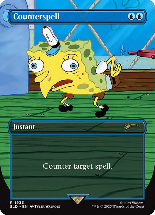 Counterspell - Borderless - Full Art - Inverted (Foil)