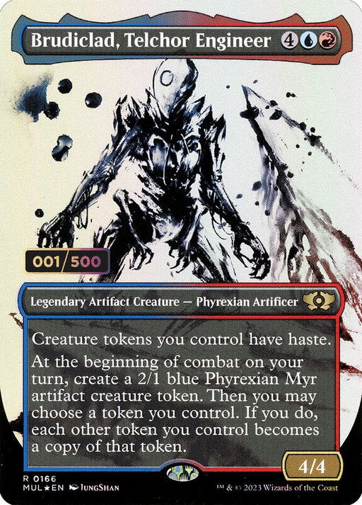 Brudiclad, Telchor Engineer - Borderless - Full Art - Inverted - Legendary - Showcase (Foil)