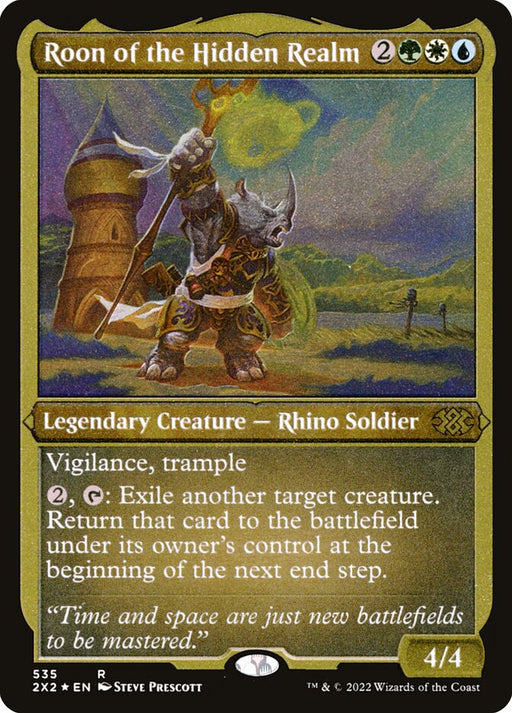 Roon of the Hidden Realm - Etched - Inverted - Legendary - Etched (Foil)