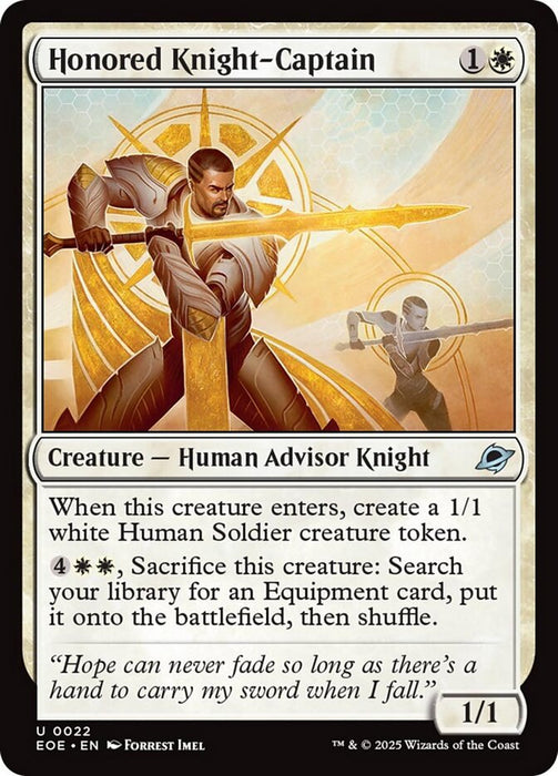 Honored Knight-Captain (Foil)