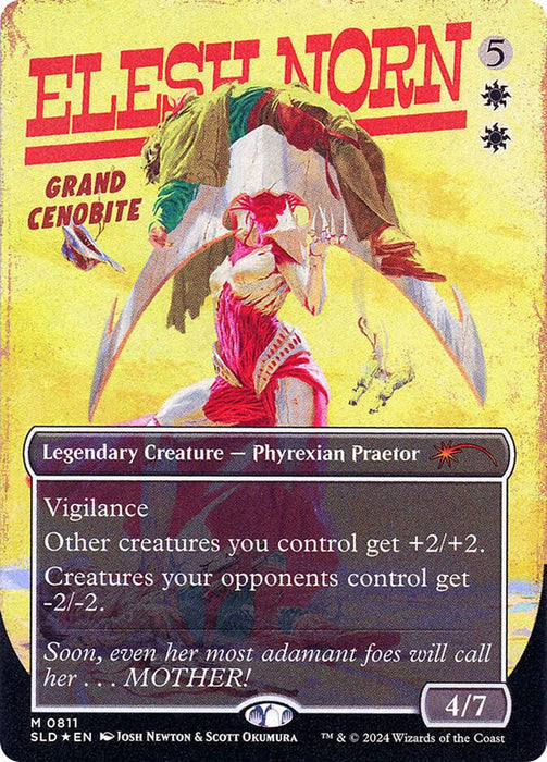 Elesh Norn, Grand Cenobite - Borderless - Full Art - Legendary - Inverted (Foil)