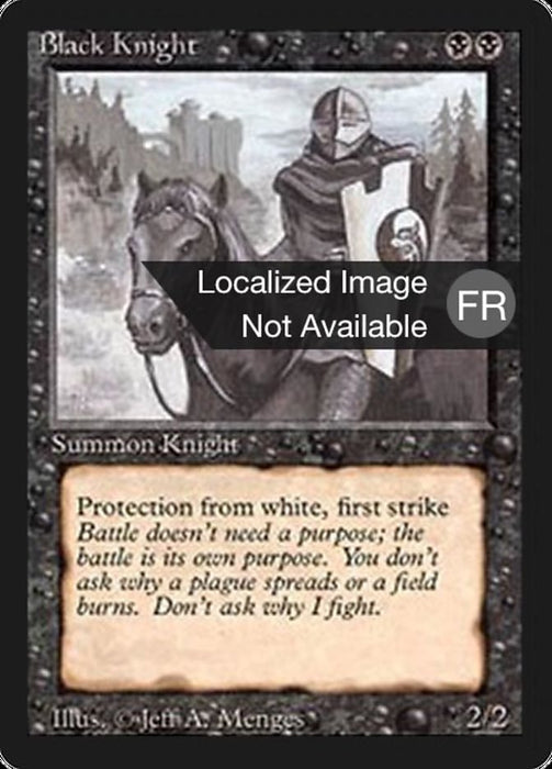 Chevalier noir - Black Knight