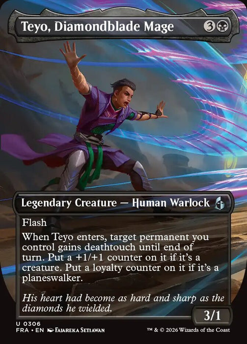 Teyo, Diamondblade Mage - Borderless (Foil)