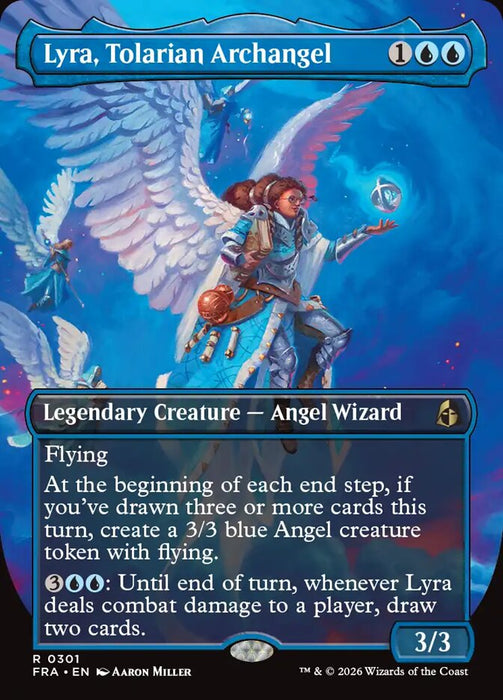 Lyra, Tolarian Archangel - Borderless (Foil)