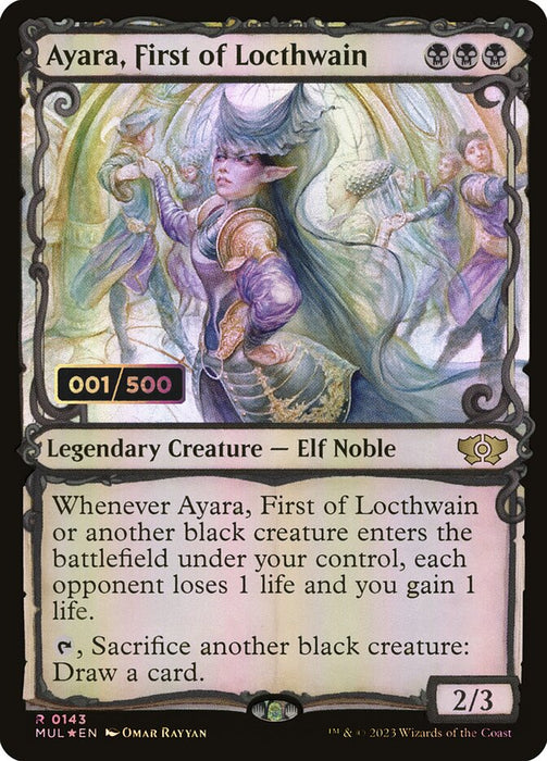 Ayara, First of Locthwain - Legendary - Showcase (Foil)