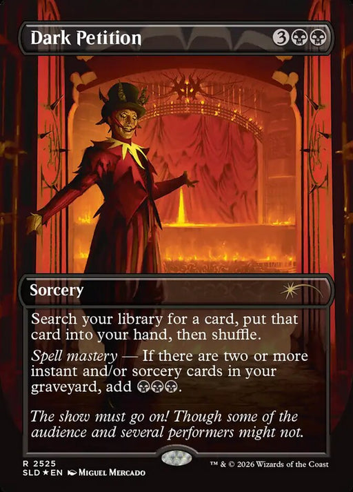 Dark Petition - Borderless - Inverted (Foil)