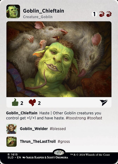 Goblin Chieftain - Borderless - Full Art (Foil)