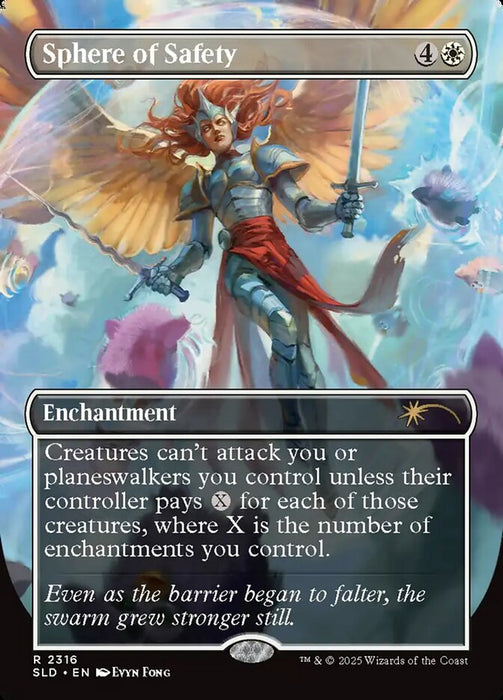 Sphere of Safety - Borderless - Full Art - Inverted