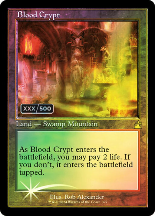 Blood Crypt - Retro Frame (Foil)
