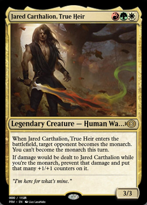 Jared Carthalion, True Heir - Legendary